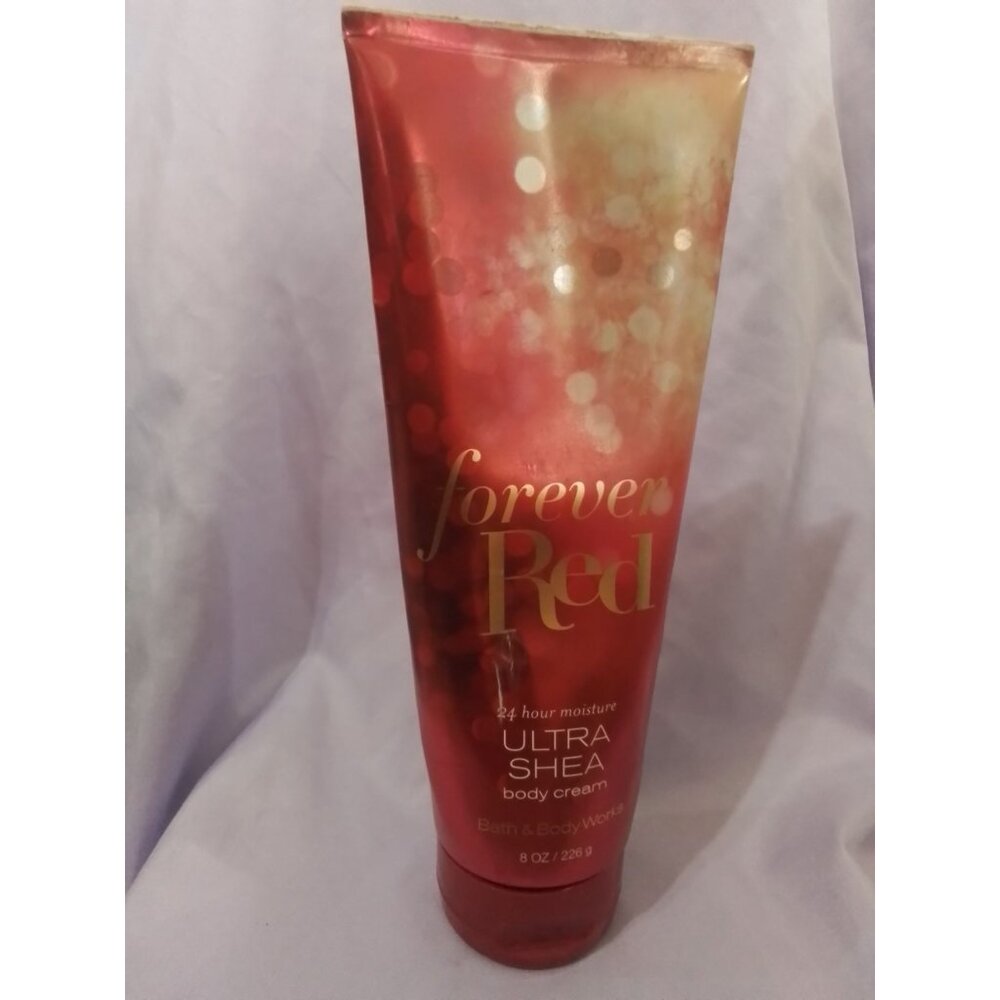 Forever Red Ultra Shea Body Cream Bath & Body Works 8 Oz